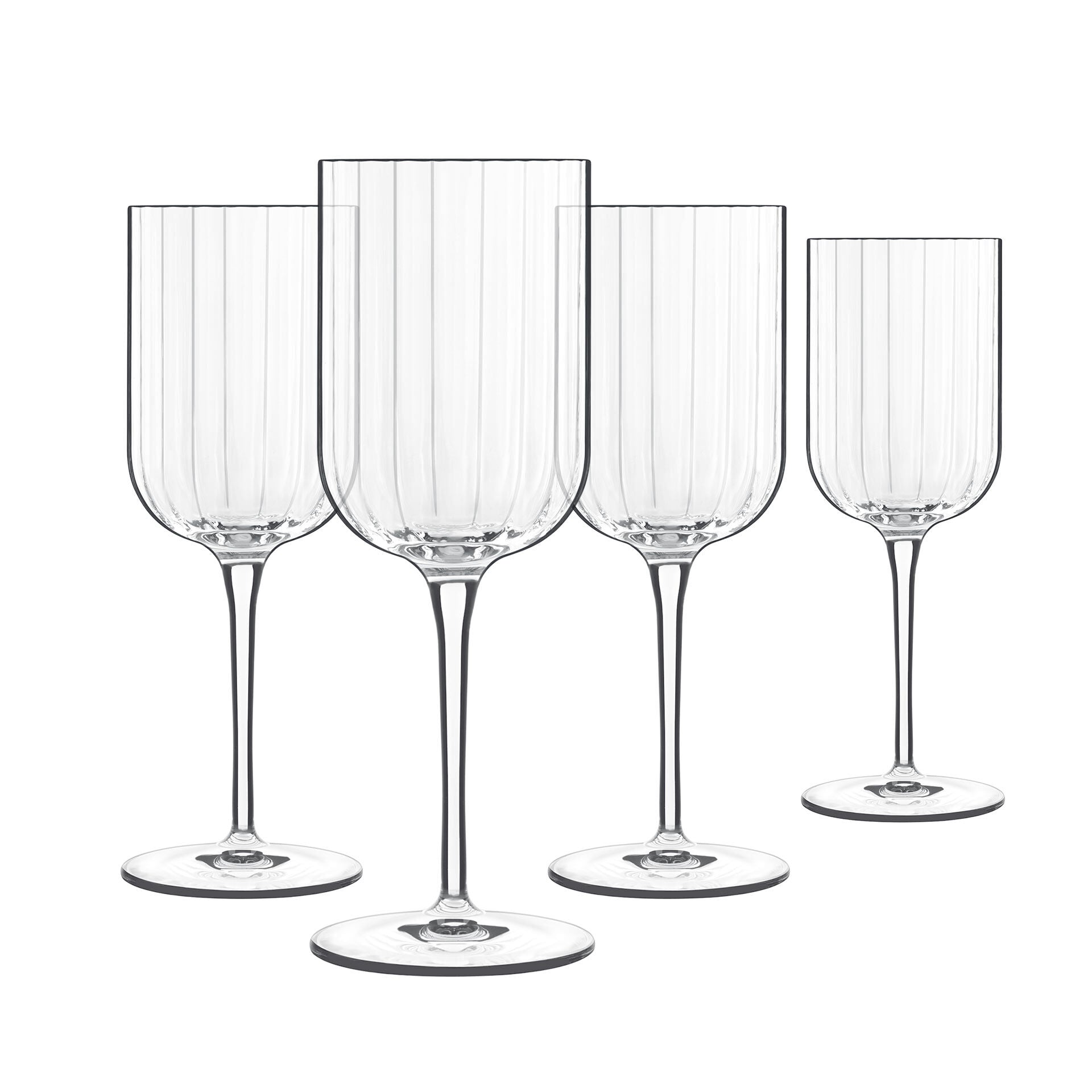 Rødvinsglass Bach 400 ml 4-delt sett forfra