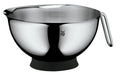 Rørebolle rustfritt stål 20 cm 1,5 L med standfot WMF forfra