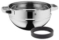 Rørebolle rustfritt stål 24 cm 4,9 L Compact Cuisine - WMF forfra