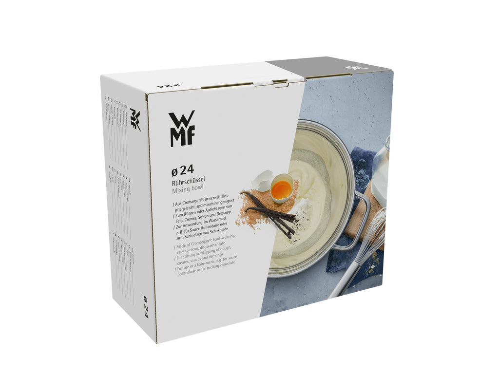 Rørebolle rustfritt stål 24 cm 4,9 L Compact Cuisine - WMF stablet med andre boller