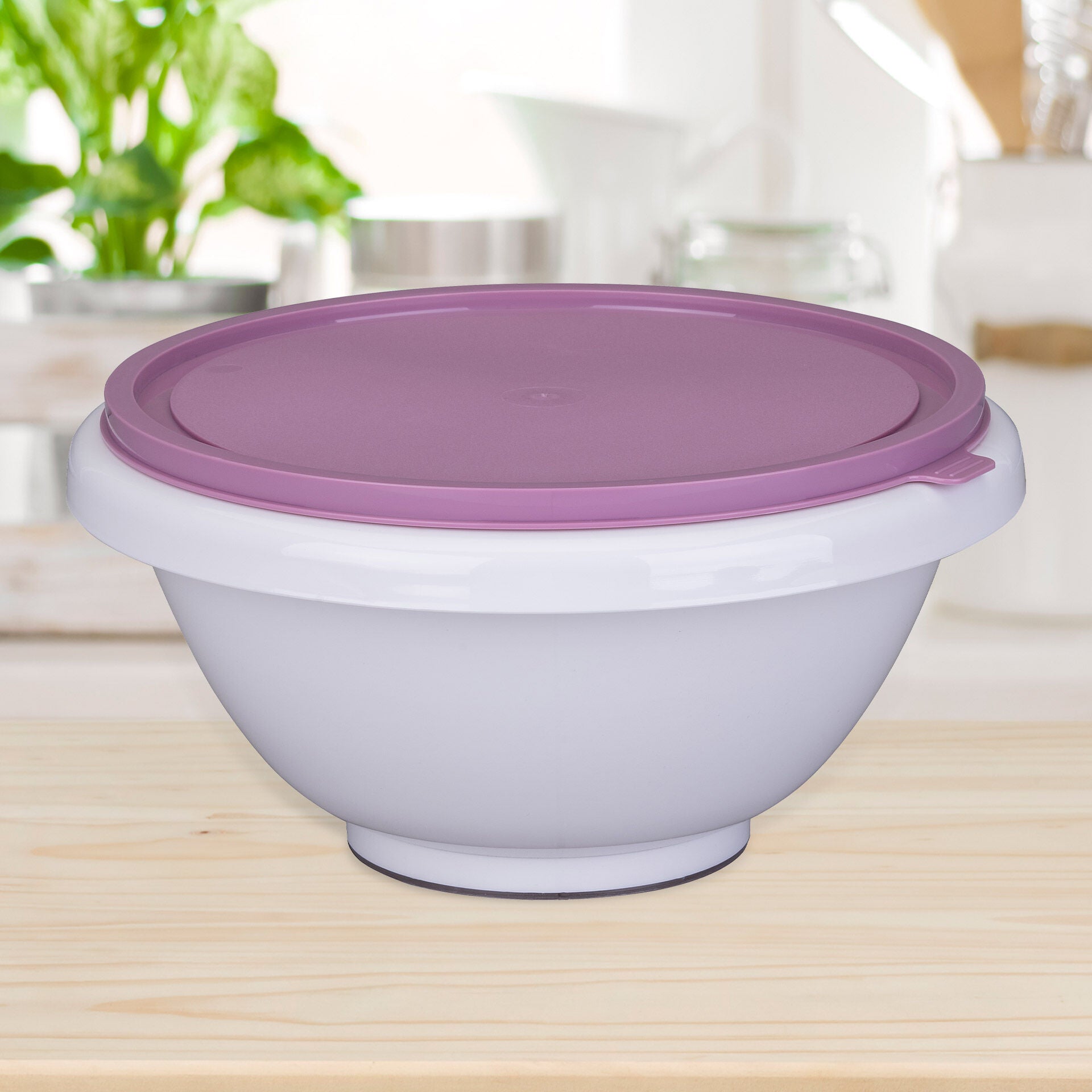 Rørebolle med lokk Ø29,5 cm 4,5 L plast Sweet Sensation - Zenker detalj av lokk