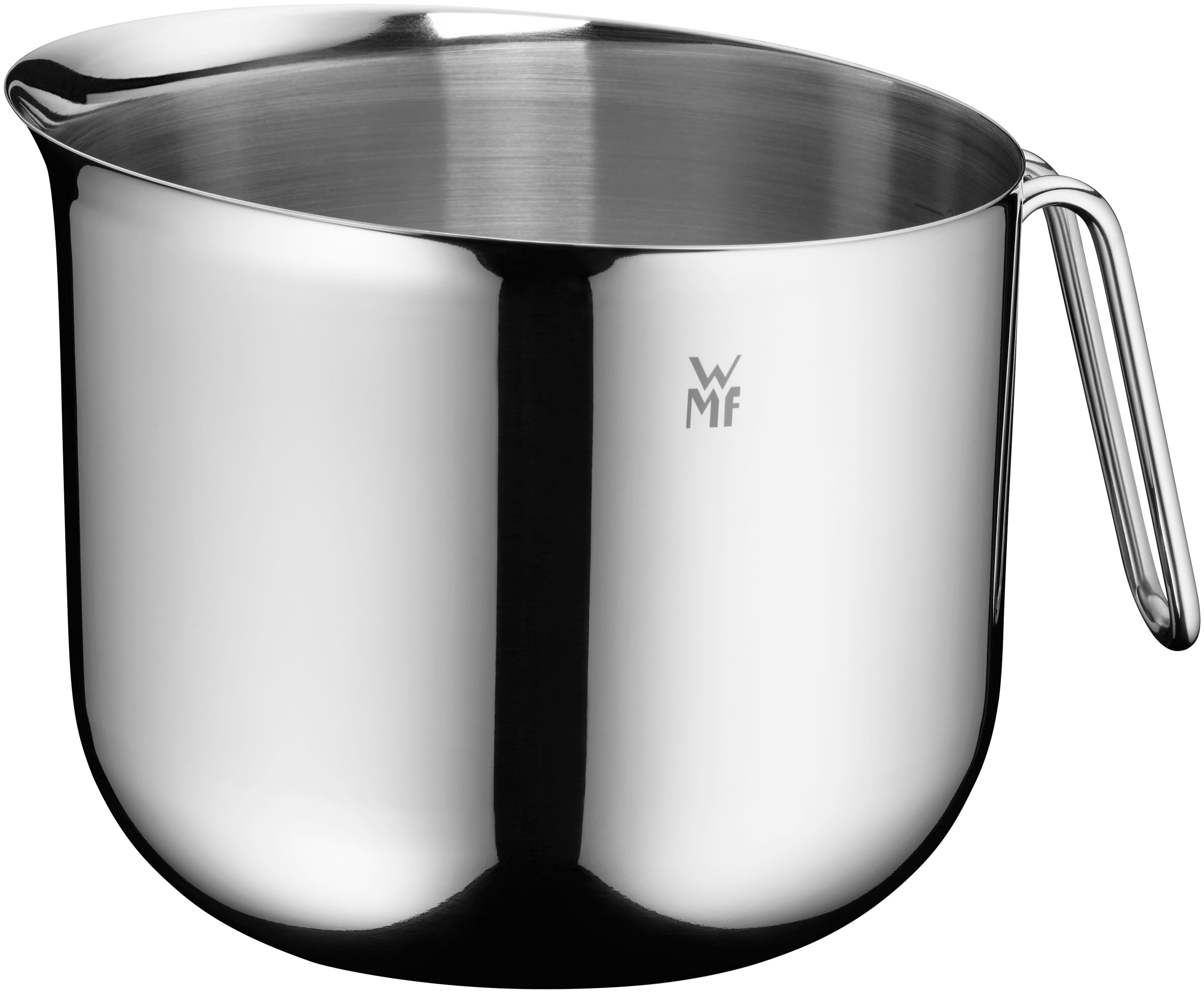 Rørebolle rustfritt stål 18,5 cm med sprutbeskyttelseslokk 2,5 L - WMF bakside