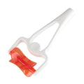 Rulleutstikker plast 15,5x7 cm White Christmas forfra