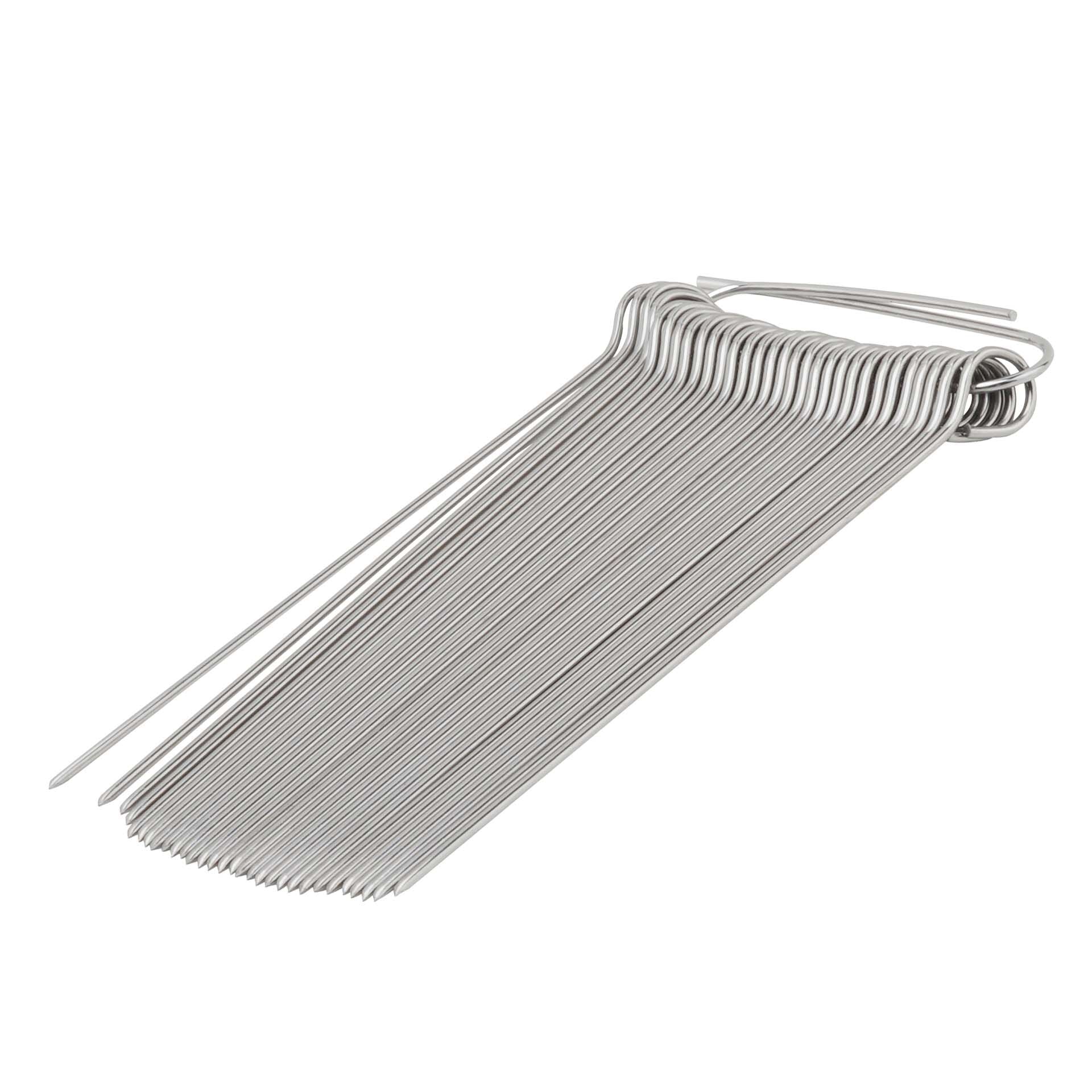 Rullnåler rustfritt stål 10 cm 30 stk - FMprofessional forfra