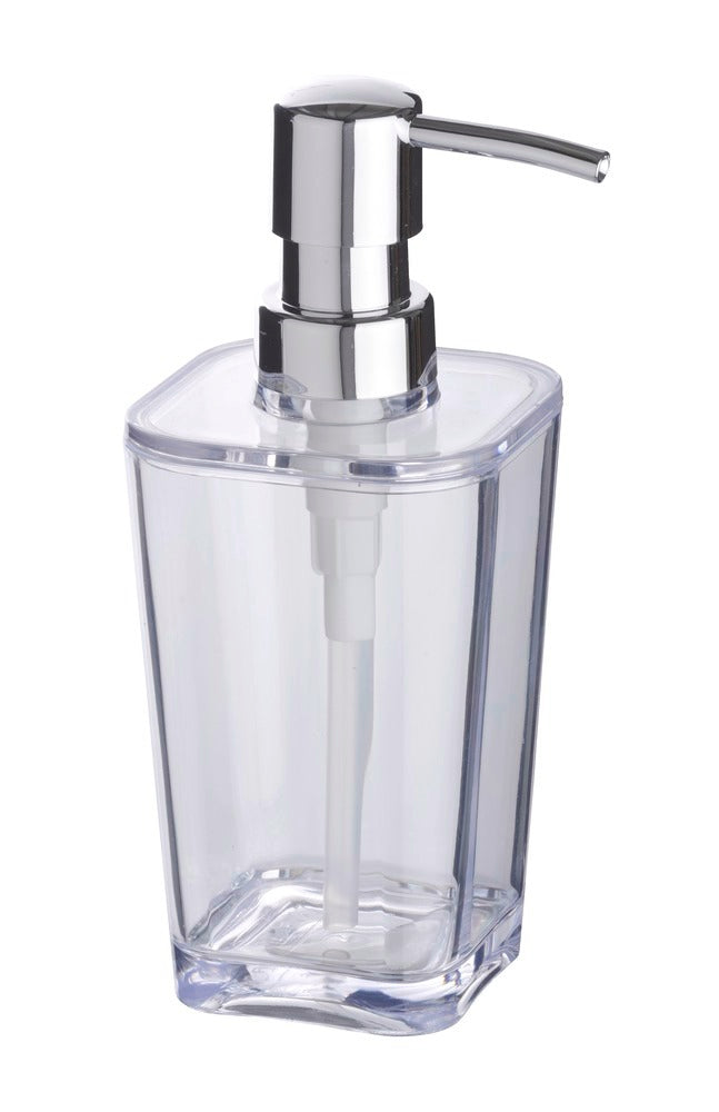 Såpedispenser Candy transparent plast 330 ml forfra