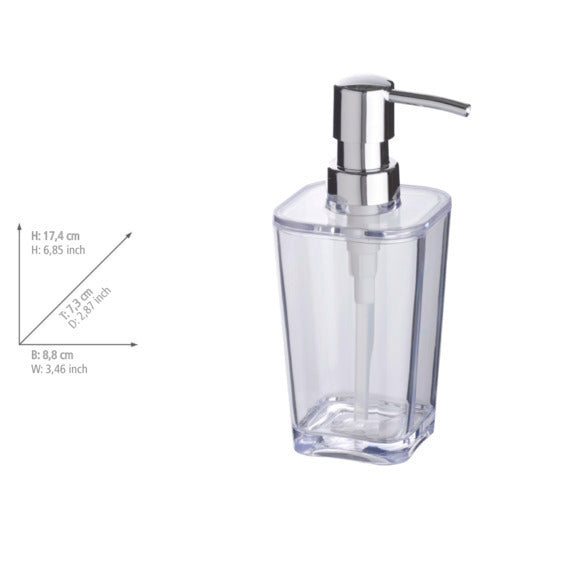 Detalj av Såpedispenser Candy transparent plast 330 ml