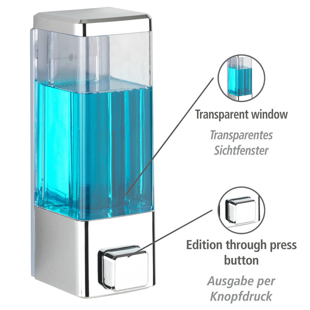 Detalj av Såpedispenser Istres krom 320 ml borrefri veggmontering pumpe