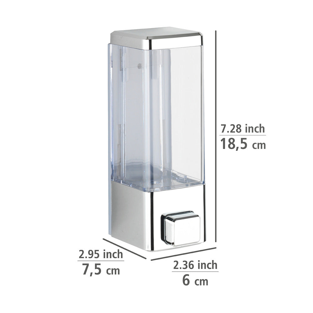 Såpedispenser Istres krom 320 ml borrefri veggmontering pumpefunksjon