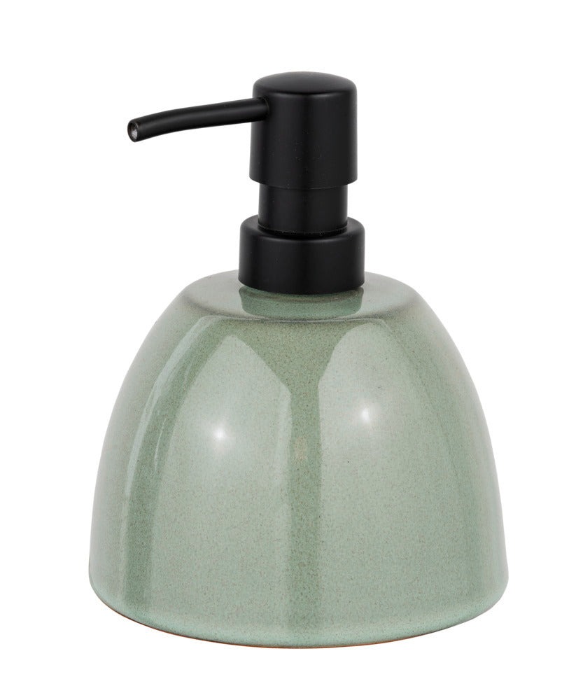 Såpedispenser keramikk grønn PRATI - Schöner Wohnen forfra