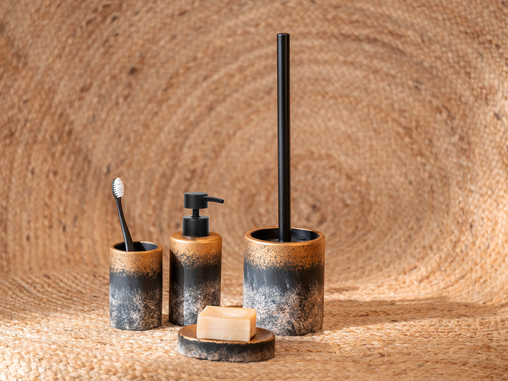 Detalj av Såpedispenser Lacona flerfarget betong