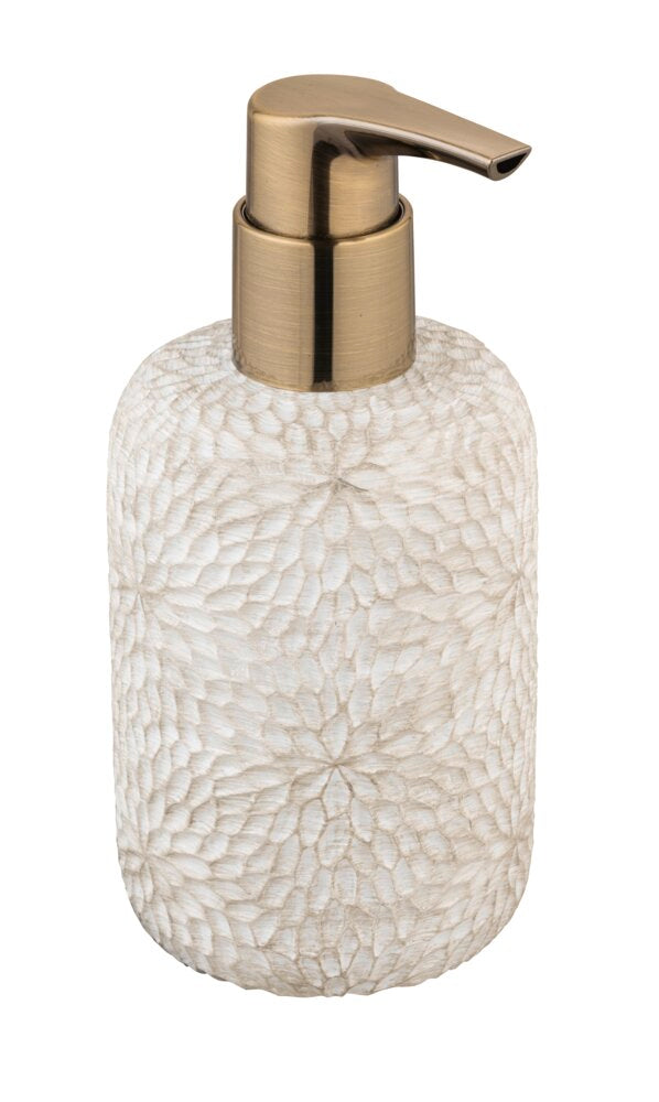 Såpedispenser Montalfano 300 ml påfyllbar blomstermønster polyresin forfra