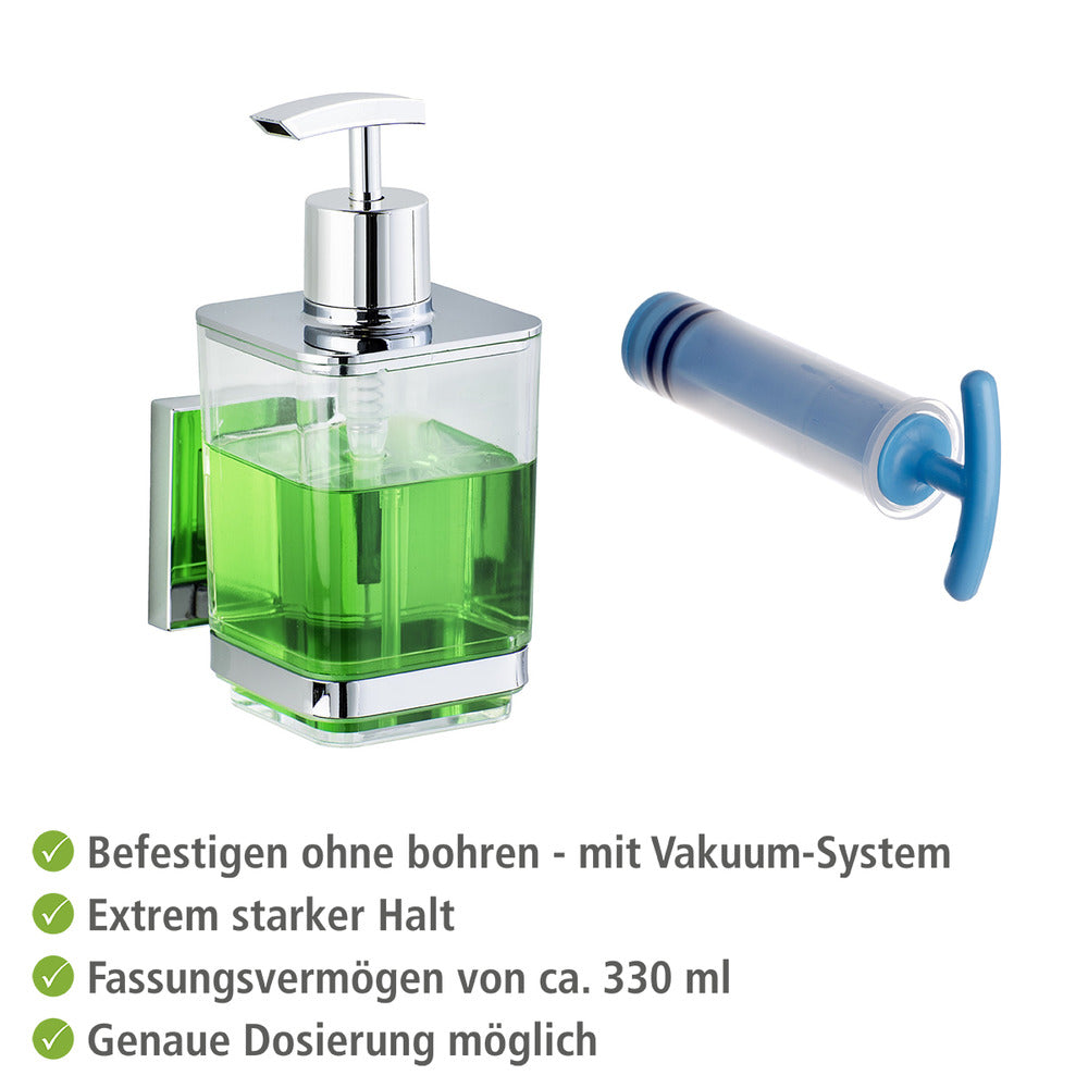 Montering av Såpedispenser Quadro rustfritt stål Vacuum-Loc
