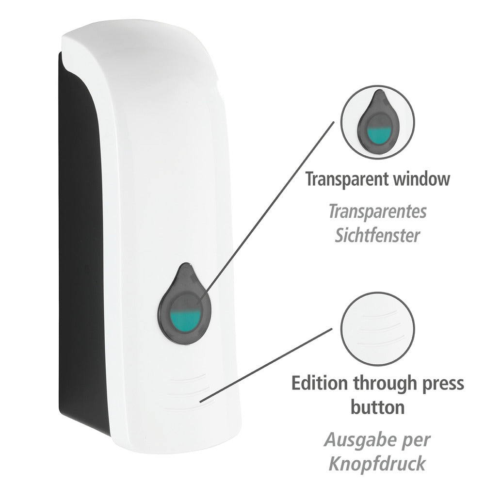 Såpedispenser Ranera S hvit 280 ml detalj av pumpe
