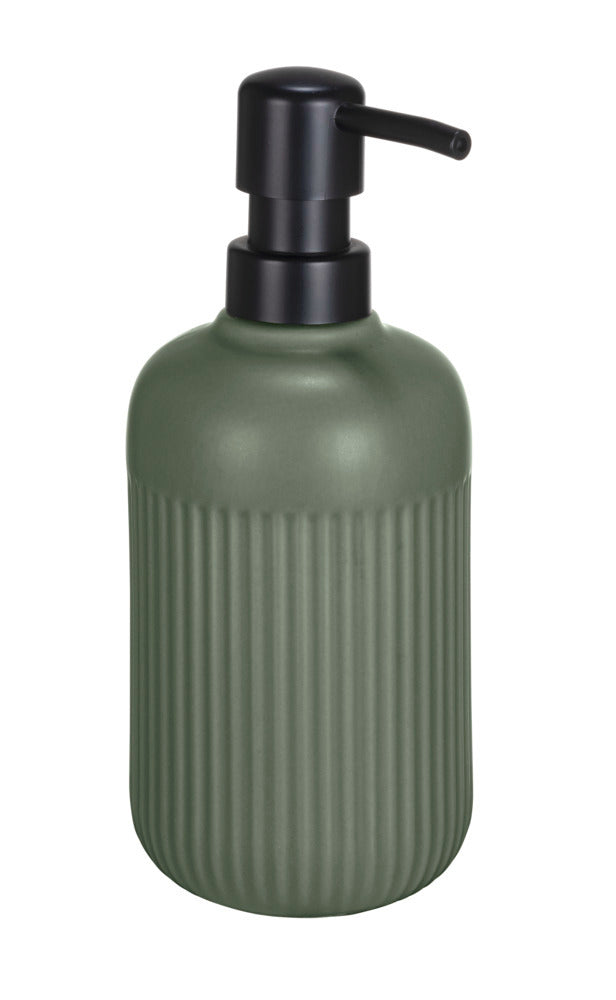Såpedispenser REFIA keramikk grønn/svart front