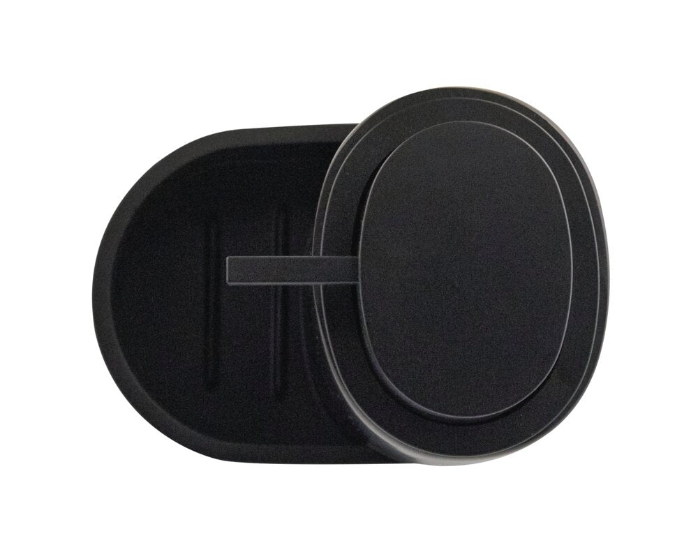 Montert Såpedispenser svart med svampholder 0,4 L plast Schöner Wohnen i kjøkken