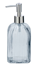 Såpedispenser Vetro transparent firkant glass 520 ml forfra