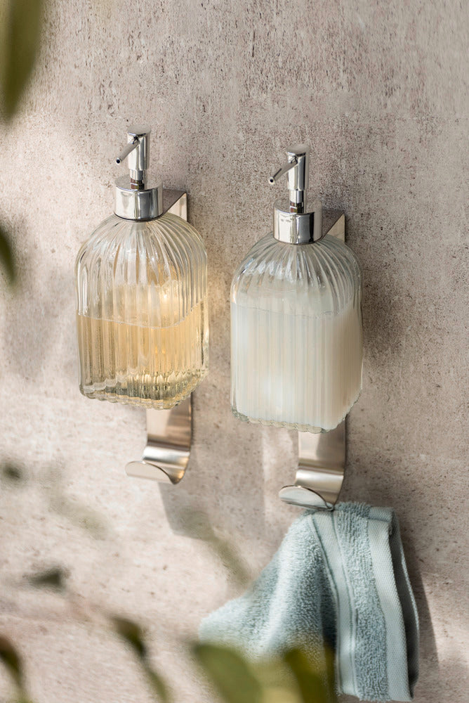 Nærbilde av Såpedispenser Vetro transparent firkant glass 520 ml glass