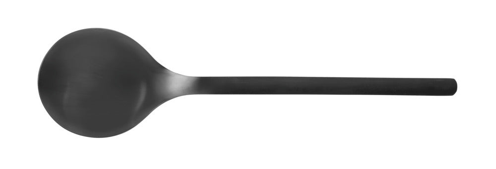 Salatbestikk Nagy rustfritt stål svart - WENKO montert på bord
