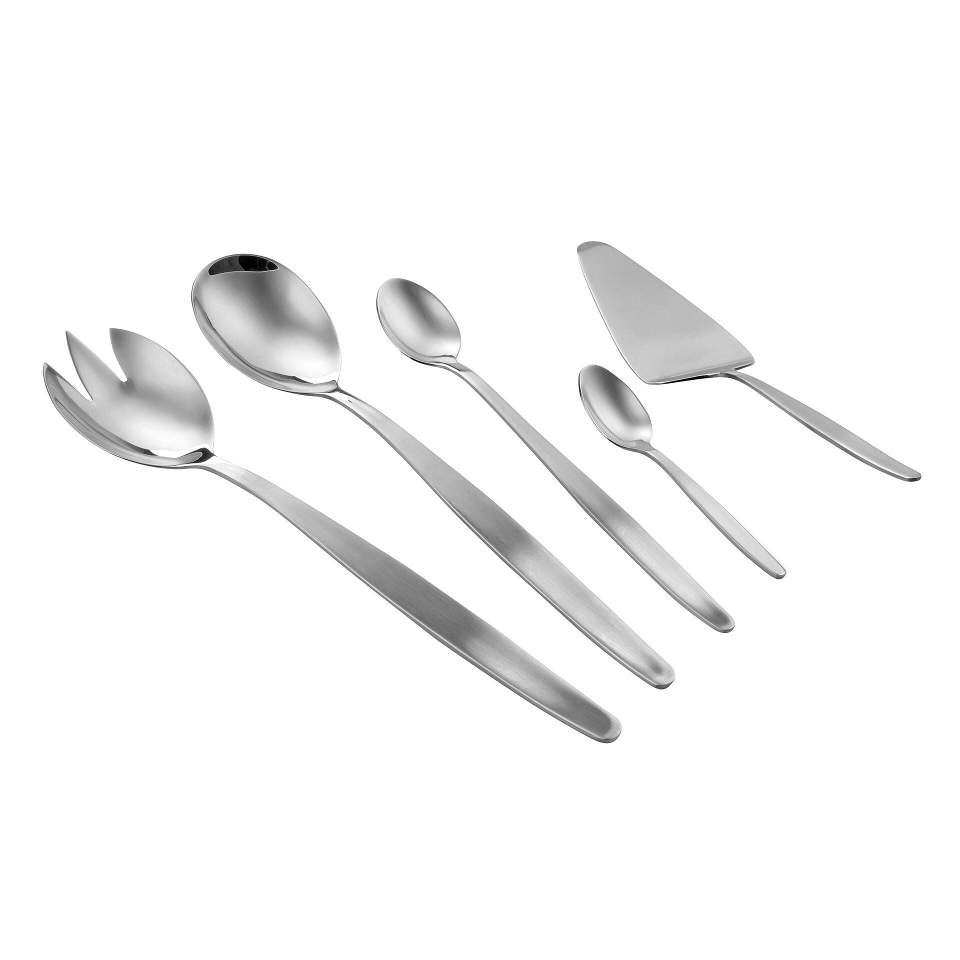 Salatbestikk rustfritt stål 24 cm 2-delt sett - Nirosta bakside