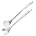 Salatbestikk Satin 32 cm rustfritt stål 2 deler forfra