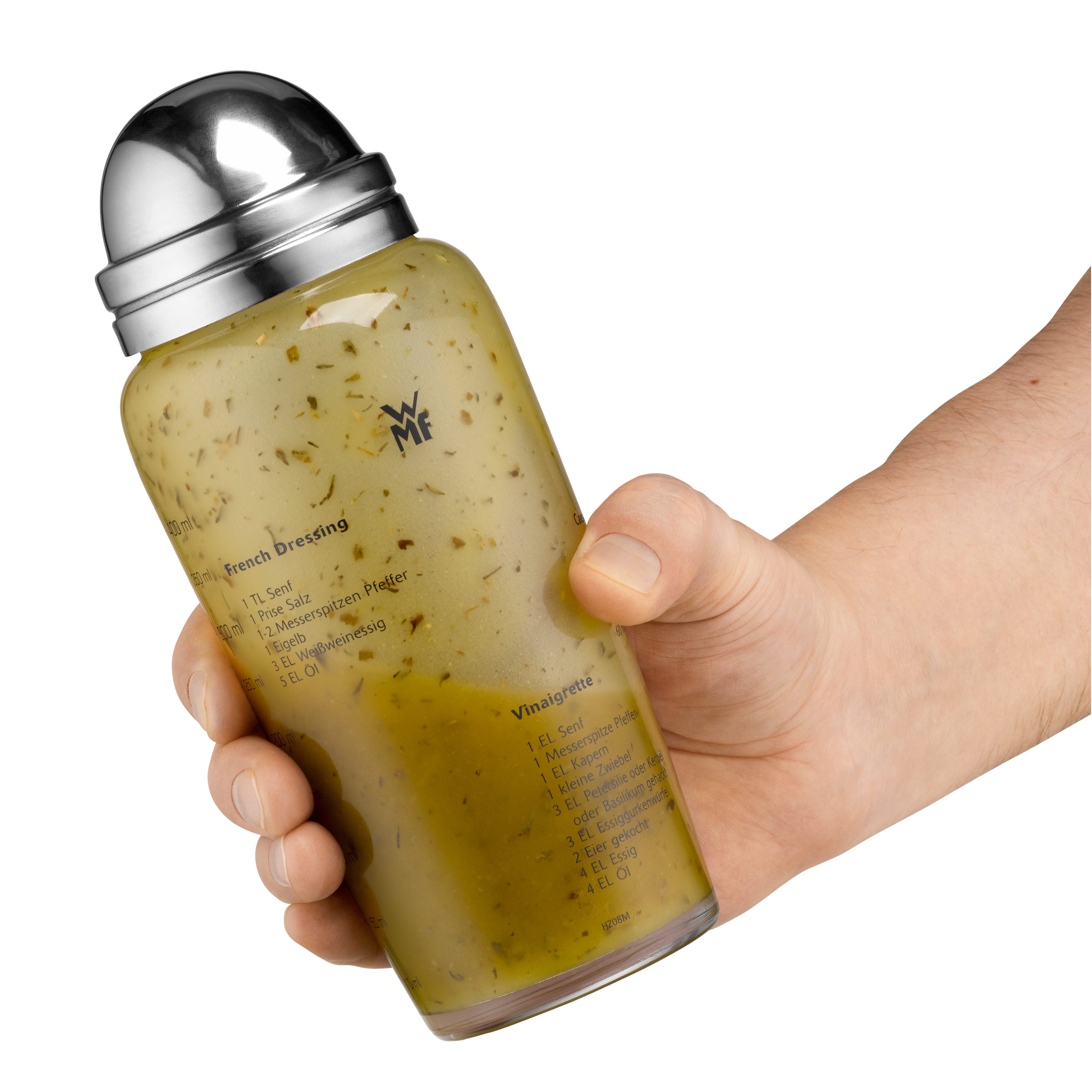 Salatdressing-shaker glass 400 ml med oppskrifter - WMF oppbevaring i kjøleskap