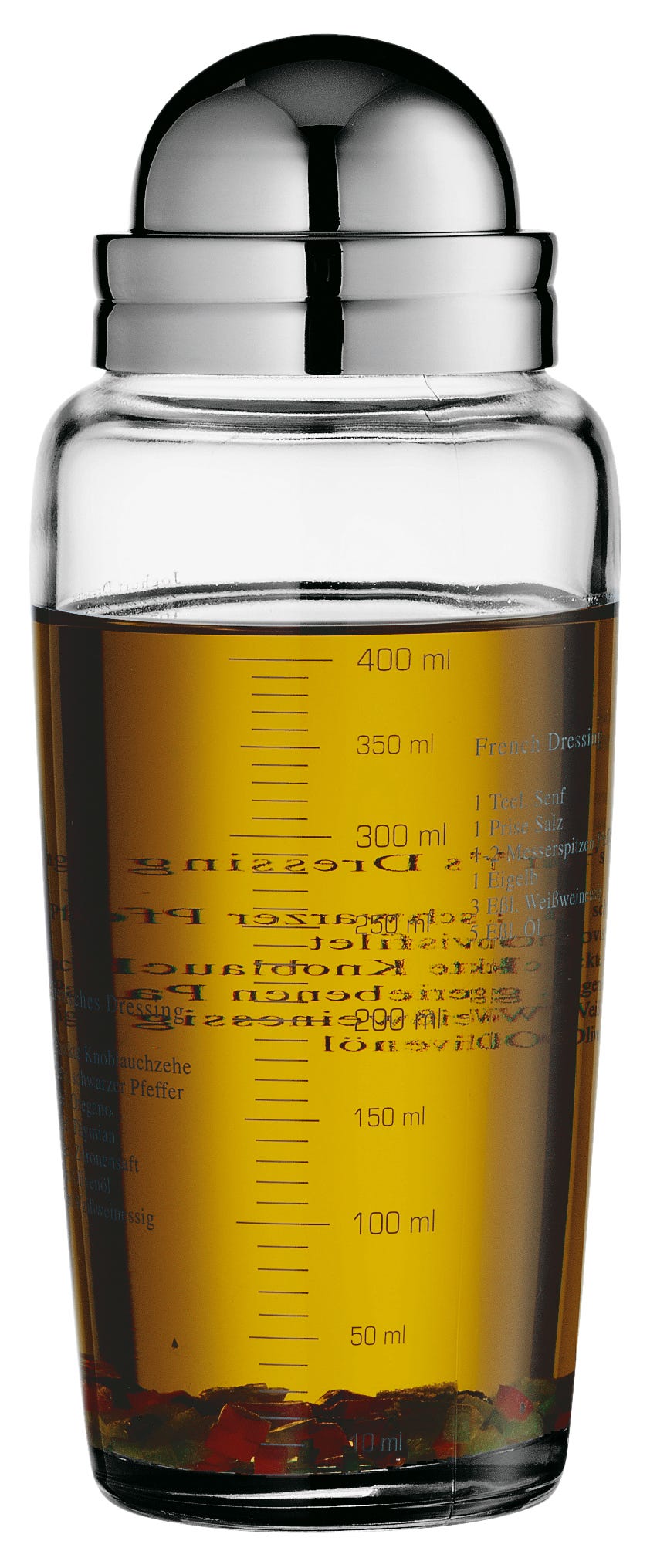 Salatdressing-shaker glass 400 ml med oppskrifter - WMF emballasje