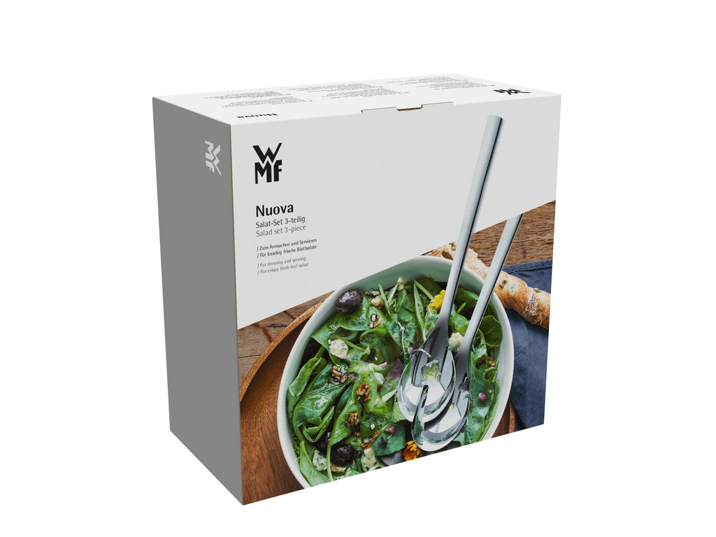 Montert salatsett med salatbolle og bestikk Nuova - WMF