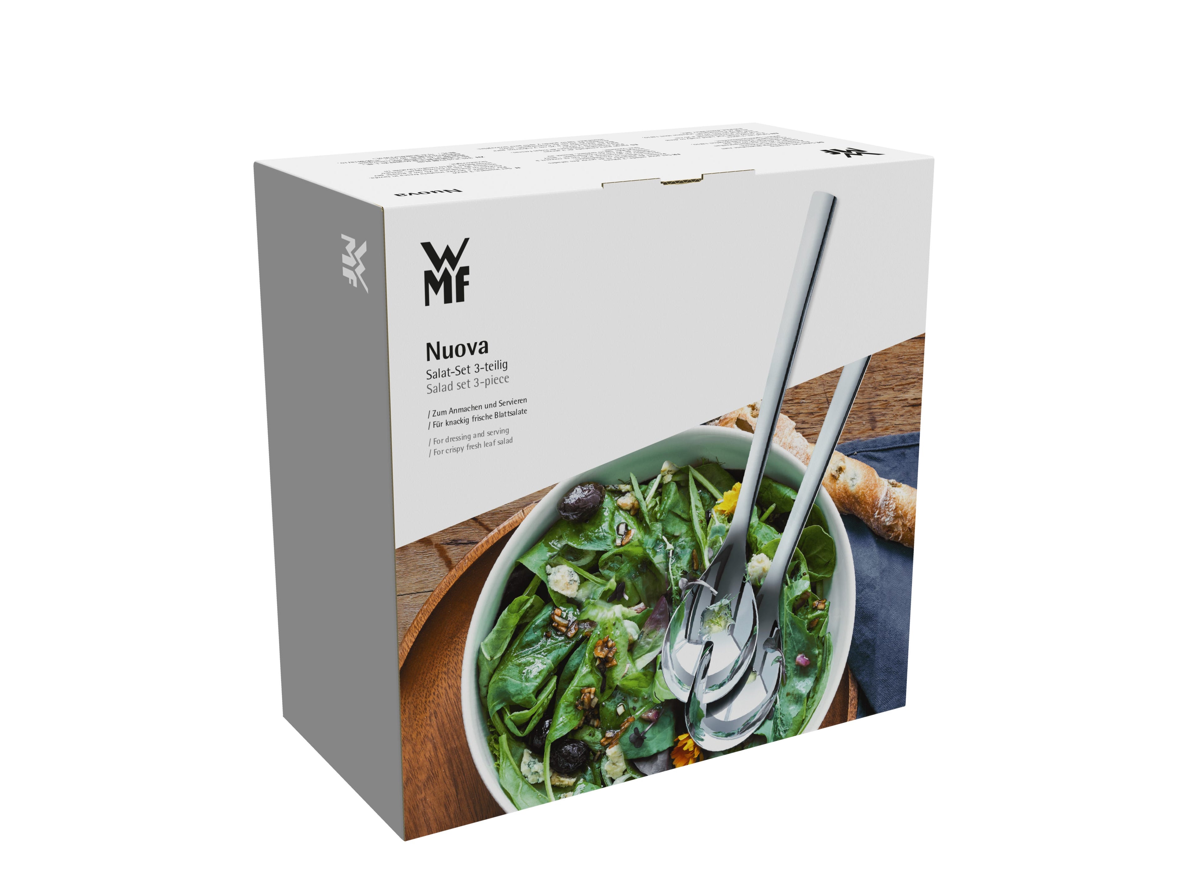 Montert salatsett med salatbolle og bestikk Nuova - WMF