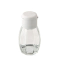 Salt- og pepperbøsse Jade glass med lokk forfra