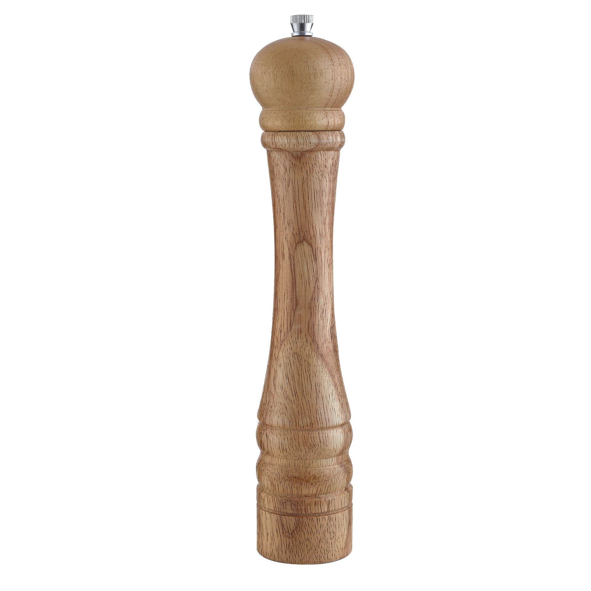 Salt- og pepperkvern 32 cm tre med keramisk verk FMprofessional forfra