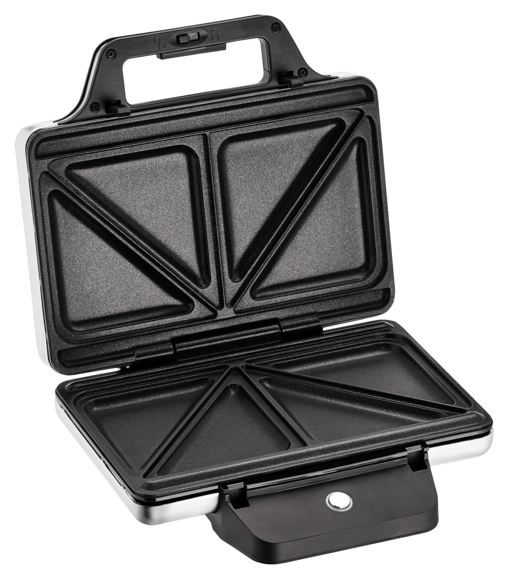 Detalj av non-stick belegg på Sandwichmaker 800W non-stick cromargan matt WMF Lono