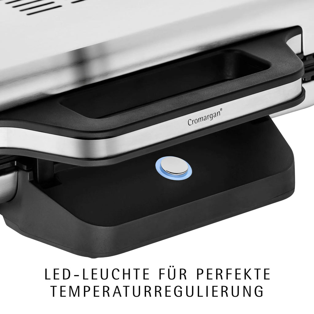 Sandwichmaker 800W non-stick cromargan matt WMF Lono i bruk med sandwich