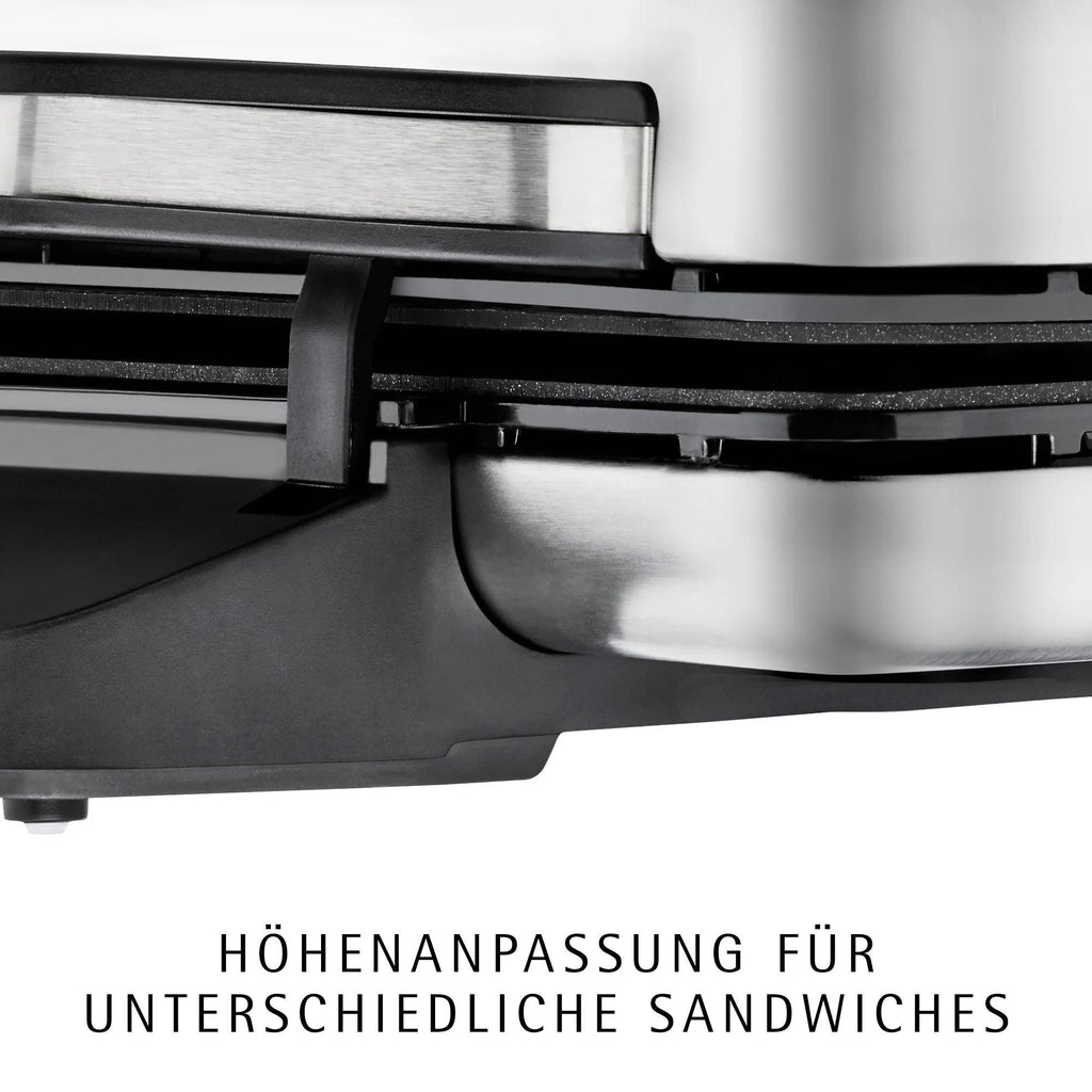 Sandwichmaker 800W non-stick cromargan matt WMF Lono detalj av krom finish