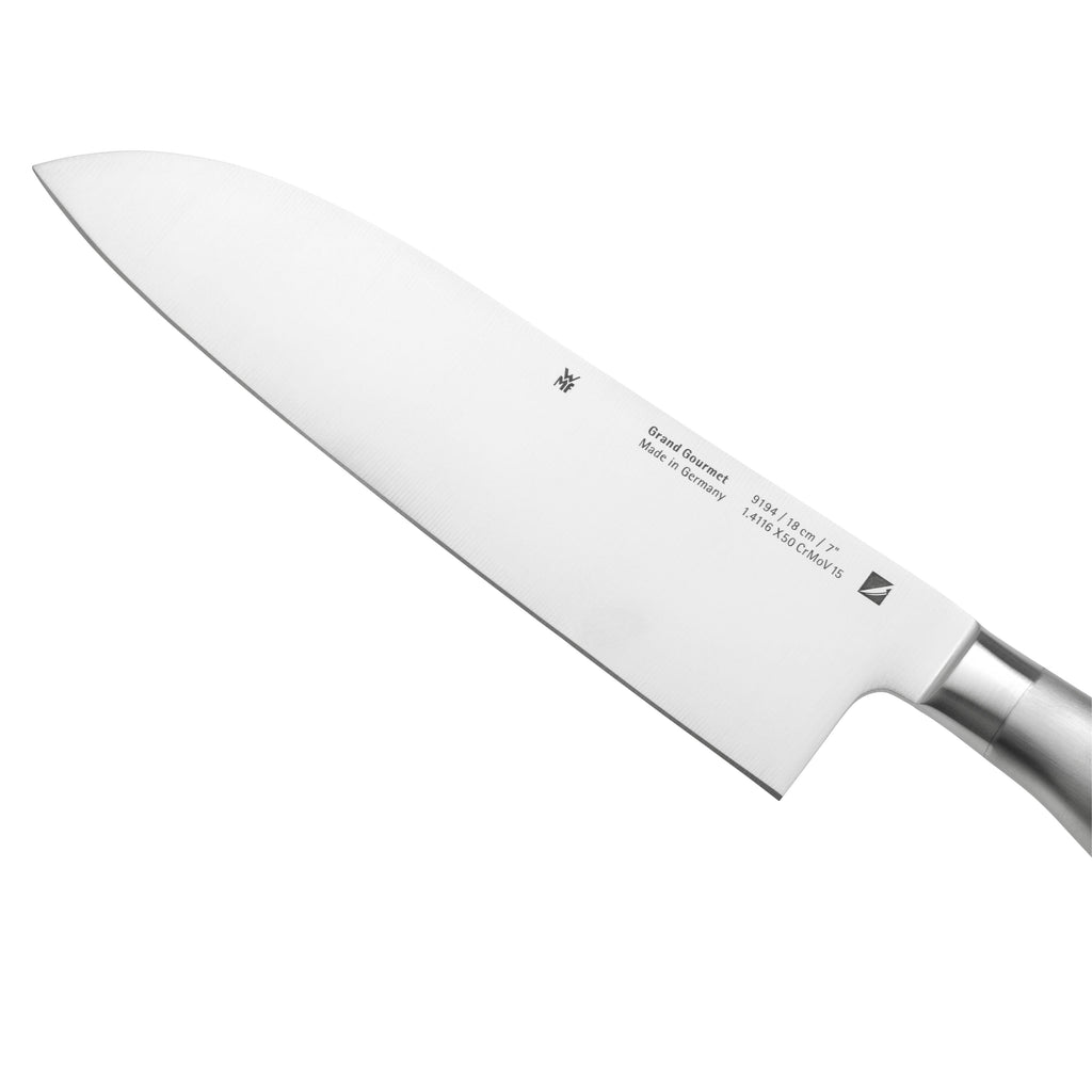 Santokukniv 18 cm Grand Gourmet rustfritt stål - WMF bakside