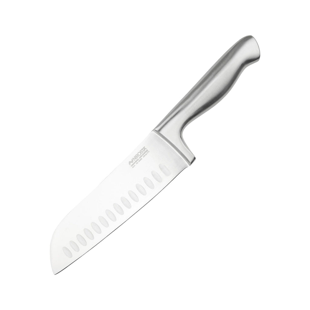 Santokukniv Star 18 cm rustfritt stål - Nirosta forfra