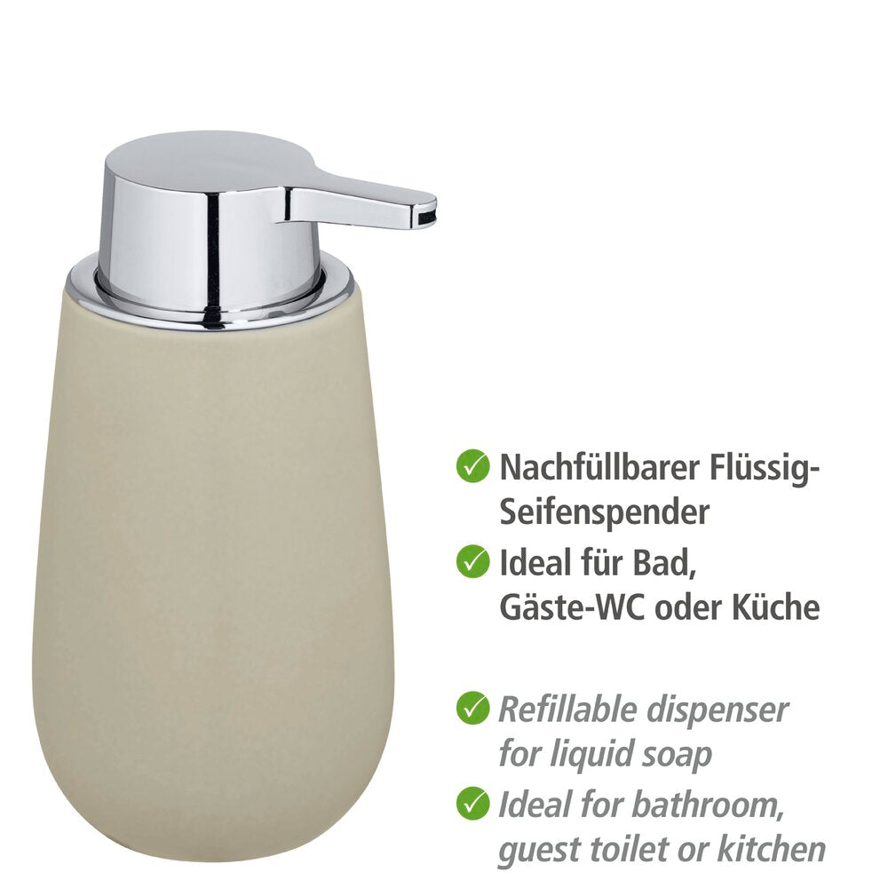 Detalj av Såpedispenser Badi keramikk beige 320 ml