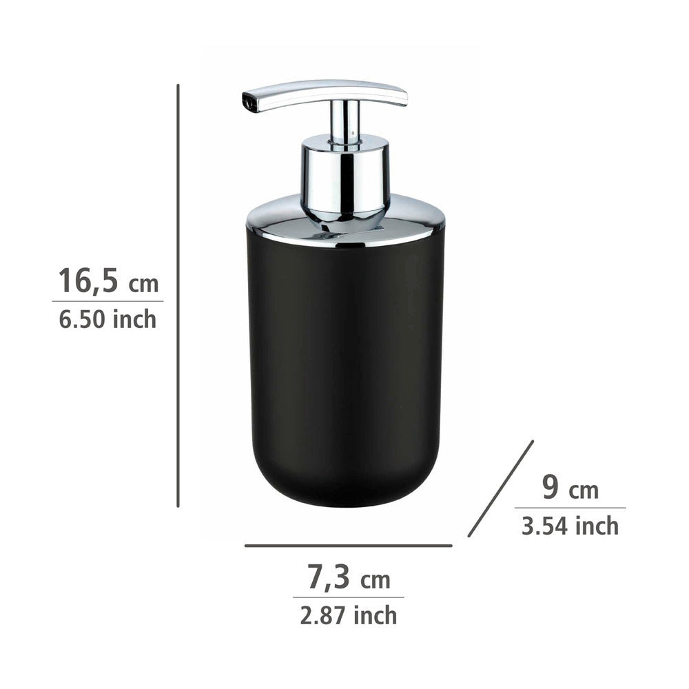 Såpedispenser Brasil svart 320 ml plast i bruk