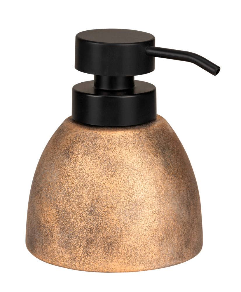 Såpedispenser keramikk bronse/svart 0,3 L Tremea bakside