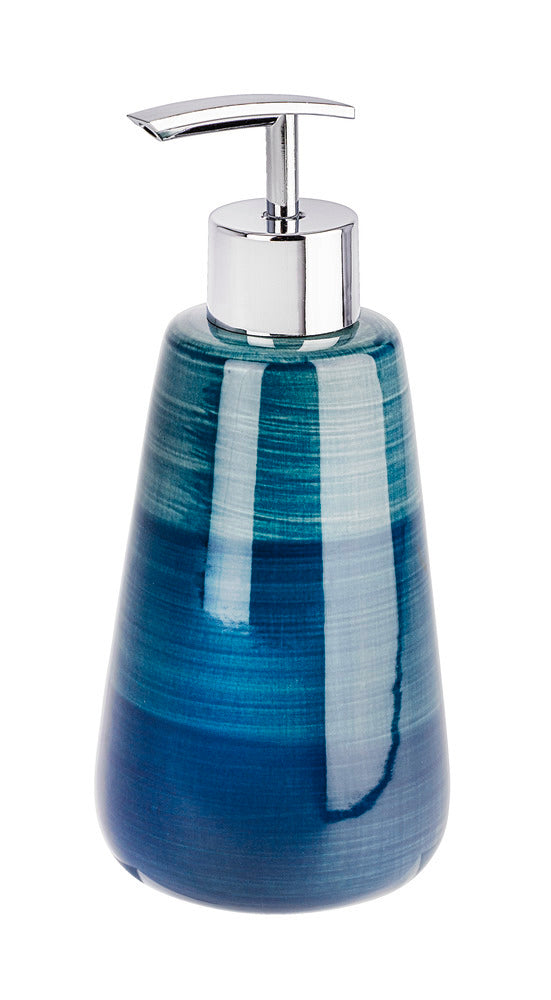 Såpedispenser keramikk petrol 360 ml Pottery - Wenko forfra