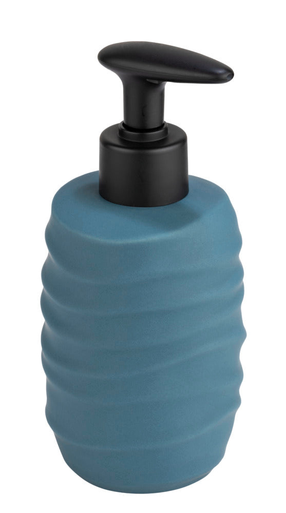 Såpedispenser keramikk petrol svart 0,4 L fra WENKO forfra