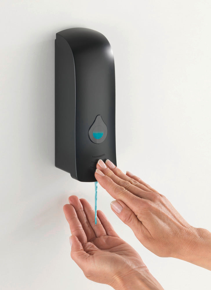 Pumpe og lokk på Såpedispenser svart 280 ml ABS Ranera S - WENKO