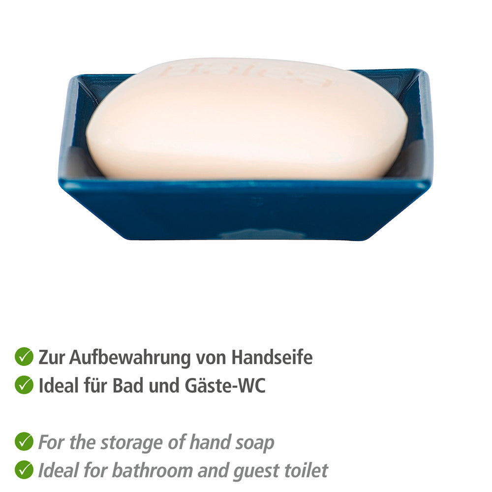 Detalj av Såpeskål Cordoba keramikk blå - WENKO