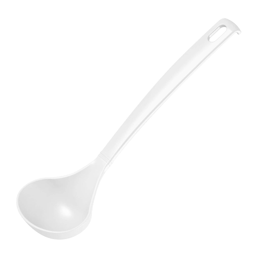 Sausskje Blanca hvit 26 cm med hellekant for sausservering