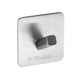 Selvklebende krok kvadratisk rustfritt stål 5x5 cm - Fackelmann foran