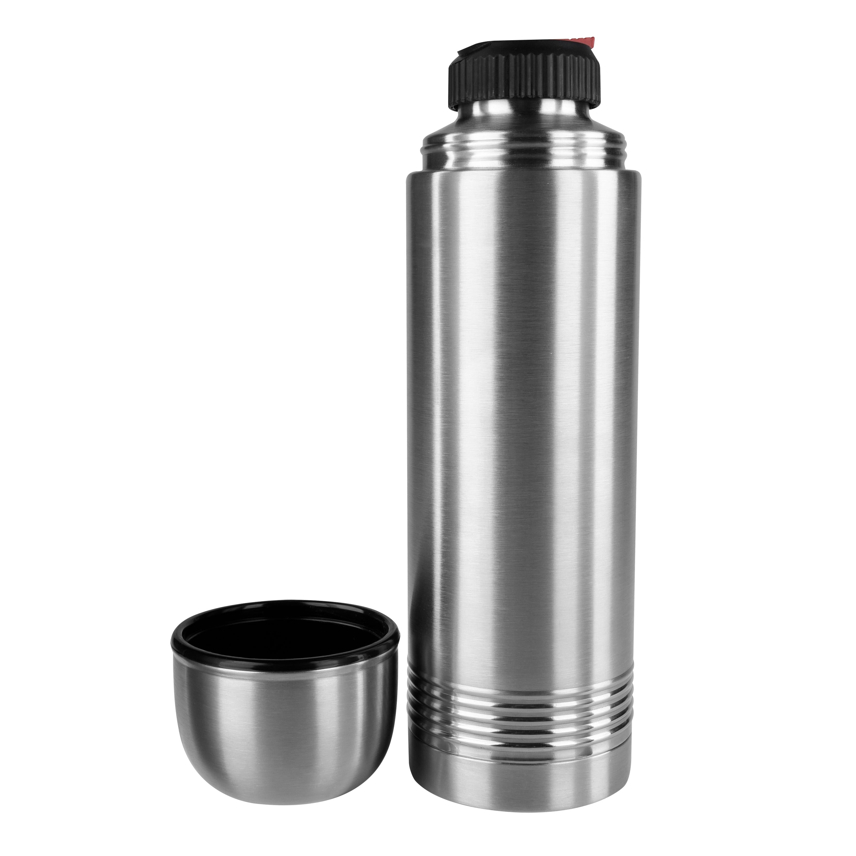 Senator termosflaske rustfritt stål 1,0 L med drikkebeger design detalj