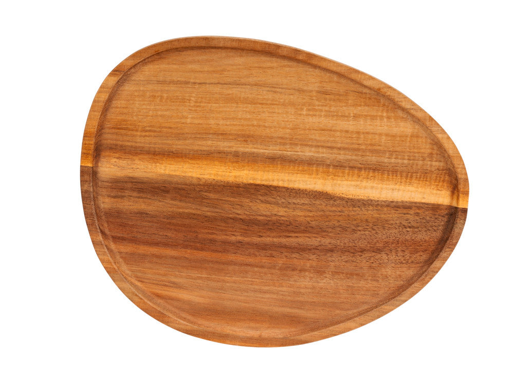 Serveringsbrett akasietre natur FSC 26x20,5 cm forfra