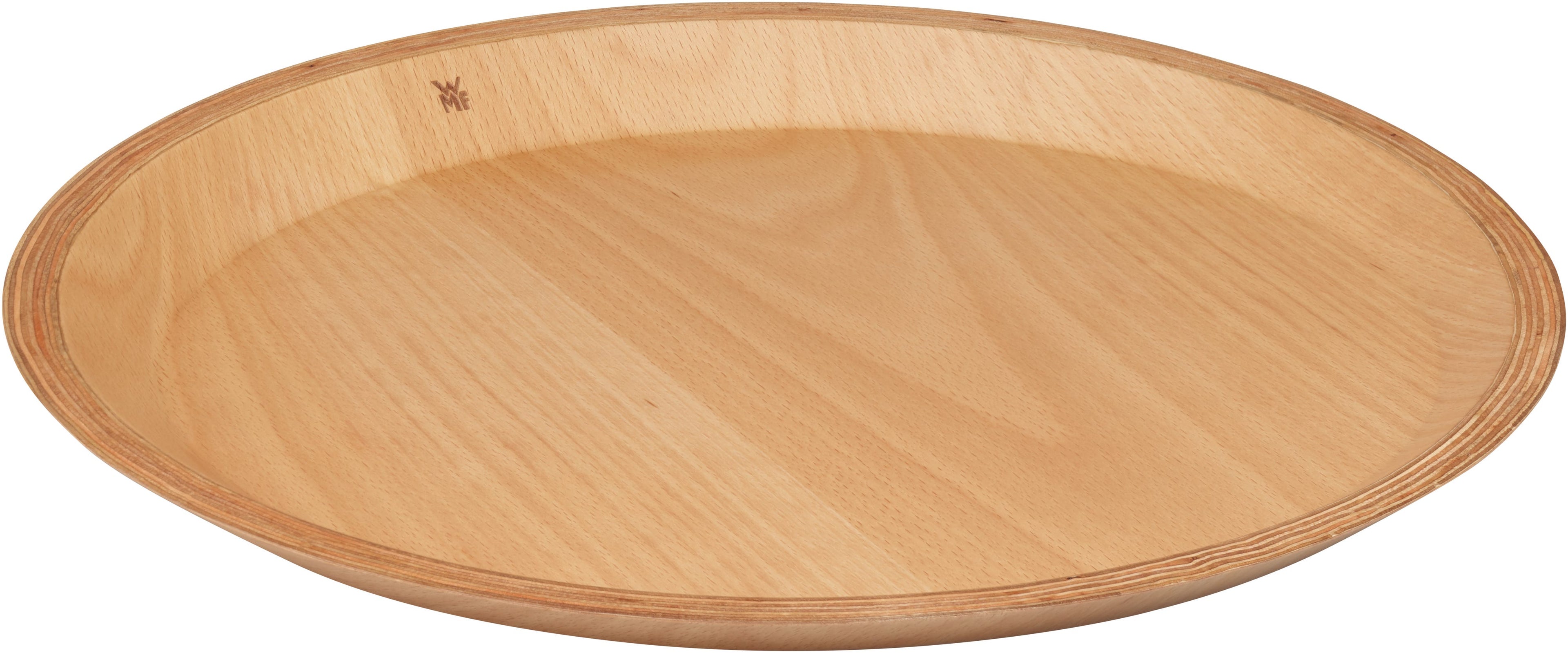 Serveringsbrett bøketre 37,5 cm Kineo forfra