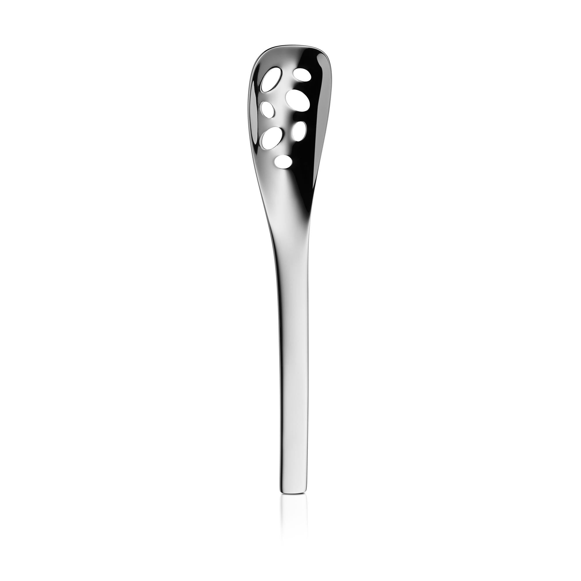 Serveringsskje perforert 16 cm polert rustfritt stål WMF Nuova forfra