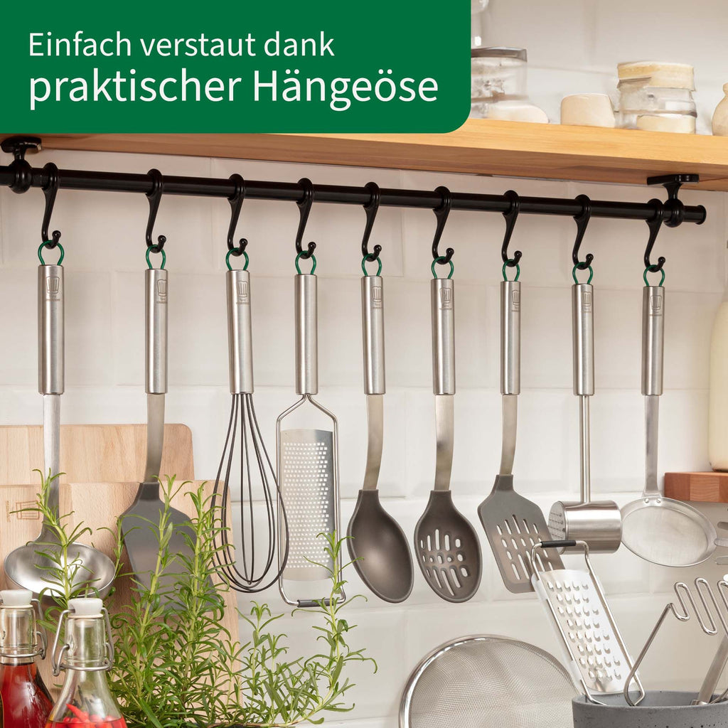 Serveringsskje 31 cm silikon og rustfritt stål München-serien emballasje