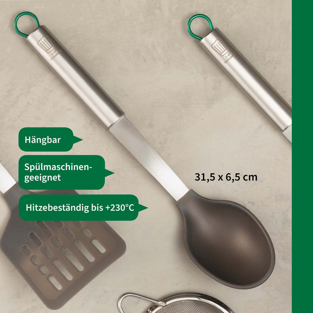 Serveringsskje 31 cm silikon og rustfritt stål München-serien håndtak